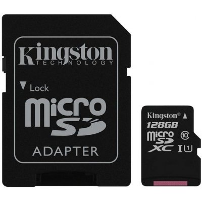 Kingston Canvas Select microSDXC 128 GB UHS-I U1 SDCS/128GB – Zboží Živě