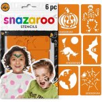 SNAZAROO Šablony na obličejové barvy oranžové Halloween – Zboží Mobilmania