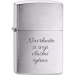 Zippo Brushed Chrome plynový 2 trysky 200 – Zboží Mobilmania