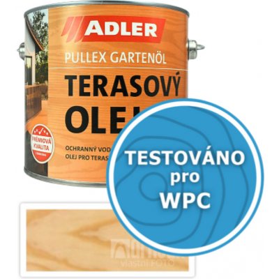 ADLER Česko Pullex Gartenöl olej na WPC terasy 2,5 l Bezbarvý – Zboží Mobilmania
