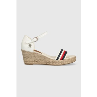 Sandály Tommy Hilfiger MID WEDGE CORPORATE – Zboží Mobilmania