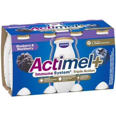 ACTIMEL Triple Action Borůvka - Ostružina 8 x 100 g – Zboží Mobilmania