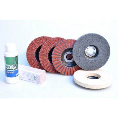 CIBO Brusná a leštící sada TSK06 na leštění svarů nerez trubek a profilů – Zboží Dáma