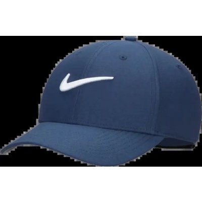 Nike Dri-FIT Club Structured Swoosh Golfová Navy Modrá – Zboží Mobilmania