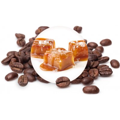 ManuCafe Slaný karamel káva bezkofeinová zrnková 50 g – Hledejceny.cz