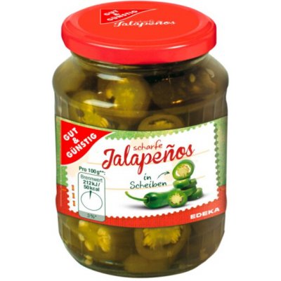 GG Jalapenos papričky plátky 340 g – Zboží Dáma