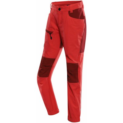 Alpine Pro Akano dětské softshellové kalhoty oranžová – Zboží Mobilmania