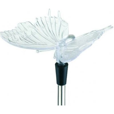 Entac Zahradní solární lampa LED motýl 77 cm – Zbozi.Blesk.cz