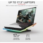 TRUST Stojan na notebook GXT1126 AURA LAPTOP COOLING STAND (chladící podložka) – Sleviste.cz