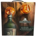 Diplomático Reserva Exclusiva set 40% 3 x 0,7 l (dárkové balení 3 sklenice) – Hledejceny.cz