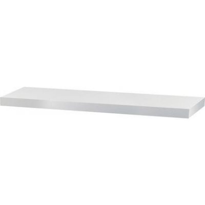 Autronic P-013 WT2 Polička nástěnná 90 cm, MDF, barva bílý mat, baleno v ochranné fólii – Hledejceny.cz