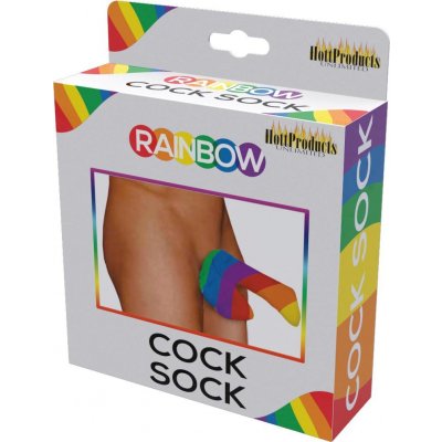 Duhově proužkovaná ponožka na penis Rainbow Men's Cock Sock od 255 Kč -  Heureka.cz