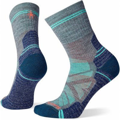 Smartwool dámské ponožky Hike Light Cushion Mid Crew Socks šedá – Sleviste.cz