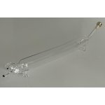 Skleněná ručně foukaná láhev jezevčík, 350 ml – Zboží Dáma