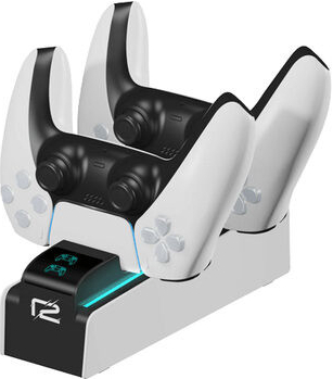 ready2gaming PS5 DualSense Charging Station, white