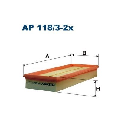 Vzduchový filtr Filtron AP118/3-2x – Hledejceny.cz