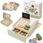 Viga Toys Dřevěná pokladna šedá a bílá – Zboží Mobilmania