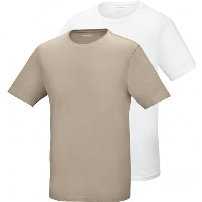 PARKSIDE Pánské triko 2 kusy béžová/bílá – Zboží Dáma
