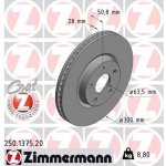 ZIMMERMANN Brzdový kotouč COAT Z - 300 mm ZIM 250.1375.20 | Zboží Auto