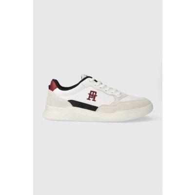 Tommy Hilfiger Elevated cupsole LTH MIX bílé FM0FM04929 – Zboží Mobilmania