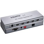 PremiumCord HDMI 2.0 splitter 1-4 porty, 4K x 2K/60Hz, FULL HD, 3D, repeater v setu - 8592220015268 – Hledejceny.cz