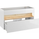 Comad Koupelnová skříňka pod umyvadlo Bahama White 120 dub wotan/bílá – Hledejceny.cz