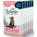 Schesir cat bio kitten kuřecí 6 x 85 g – Zboží Mobilmania