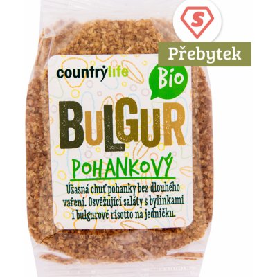 Country Life, Bulgur pohankový BIO 250 g – Zboží Dáma