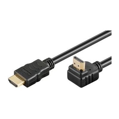 PremiumCord Kabel HDMI+Ethernet, zlac., 90°, 1m - kphdmea1 – Zboží Mobilmania