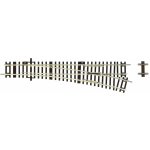 Roco H0 Roco line výhybka WR15 vpravo 230mm R 873,5 mm 15° 42443 – Zboží Dáma