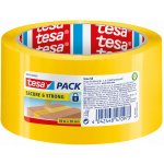 tesa SECURE & STRONG balicí lepicí páska žlutá 50 m x 50 mm – Hledejceny.cz