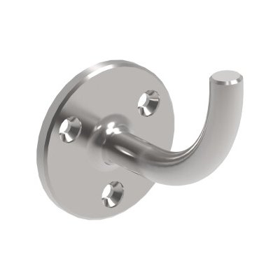 Hahn Steel Držák madla ke svaření se zábradlím, broušený, AISI 304 – Hledejceny.cz