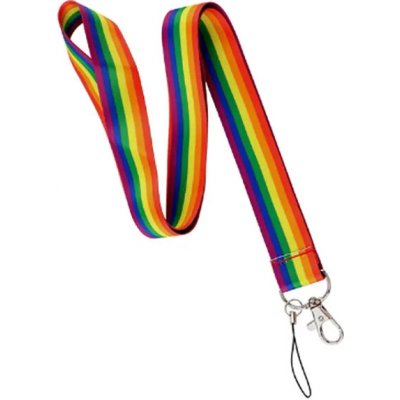 Šňůrka na krk Attos textilní na klíče mobil RAINBOW – Hledejceny.cz