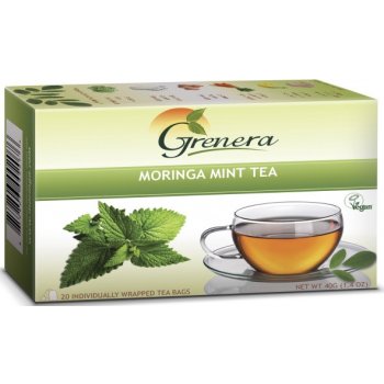 Grenera Nutrients Moringa Mint čaj 20 nálevových sáčků