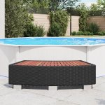 Meedo Schůdek k vířivce polyratan 92 x 45 x 25 cm – Zboží Dáma