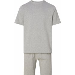 Calvin Klein NM2428EP7A pánské pyžamo krátké šedé