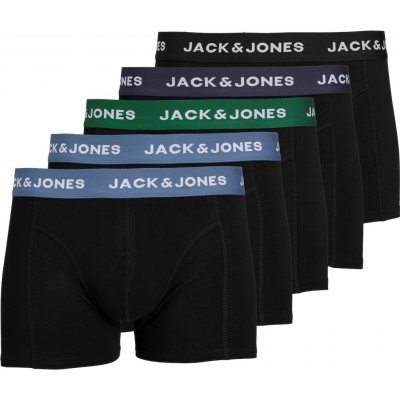 Jack and Jones 5 Pack pánské boxerky černé (12254366) – Hledejceny.cz