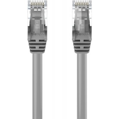 Belkin A3L793bt02M-H-S Patch, UTP CAT5e, 2m, šedý – Zboží Mobilmania