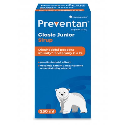 Preventan Clasic Junior Sirup 250 ml – Hledejceny.cz