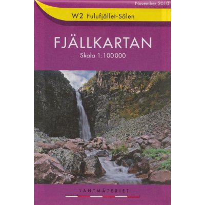 Fulufjället, Sälen W2 1:100t turistická mapa (Švédsko) – Zbozi.Blesk.cz