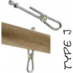 KBT Houpačkový hák šroub/matka O140 mm M12 typ J – Zbozi.Blesk.cz
