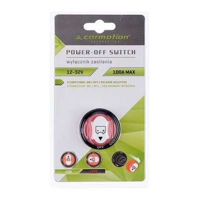 Odpojovač baterie Carmotion 12V-32V MAX 100A – Sleviste.cz