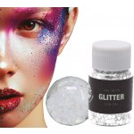 Fiestas Guirca make-up třpytky na obličej v gelu bílé 20 g – Hledejceny.cz