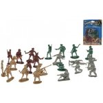 Sada vojáci plast 24ks na kartě – Zboží Dáma
