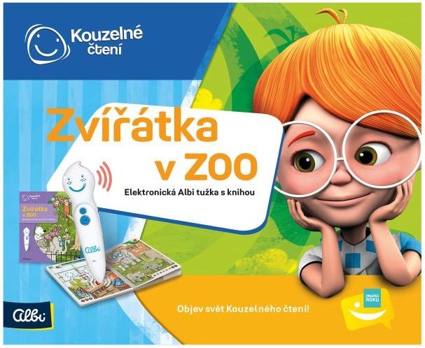 Albi Kouzelné čtení: Elektronická tužka a Zvířátka v Zoo - Heureka.cz
