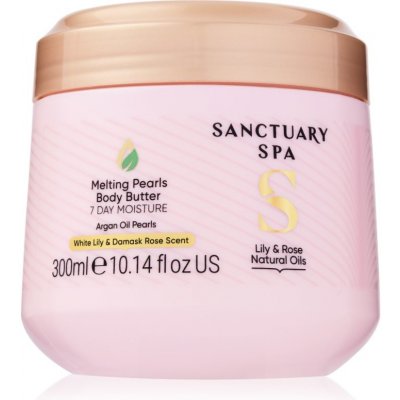 Sanctuary Spa Lily & Rose hluboce hydratační tělové máslo 300 ml – Zboží Dáma