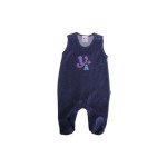 Dupačky Letters modré velur – Zboží Dáma