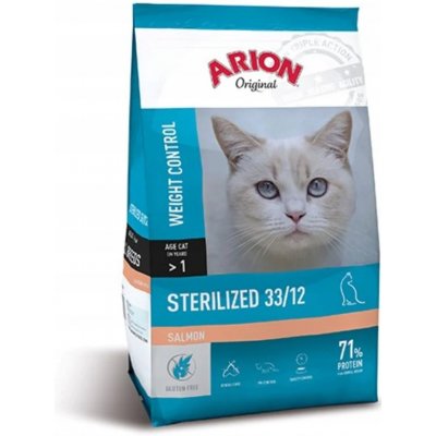 Arion Original Cat Sterilized Salmon 7,5 kg – Zboží Mobilmania