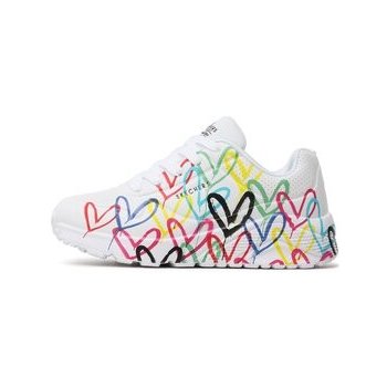 Skechers Uno Lite Spread The Love white