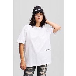 KARL LAGERFELD JEANS KLJ RELAXED KARL TEE WHITE